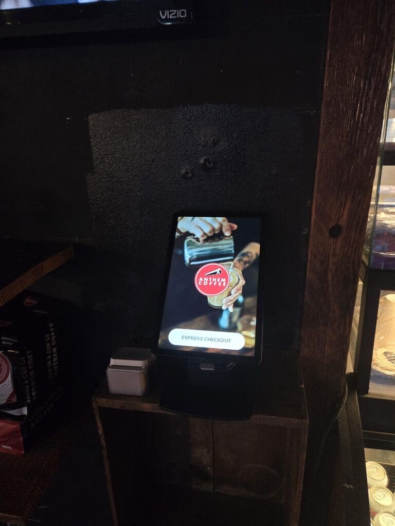 Completed kiosk system installation at Downtown Puyallup