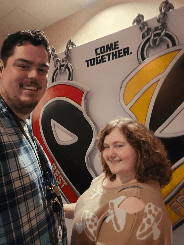 Deadpool and Wolverine movie poster at the theater